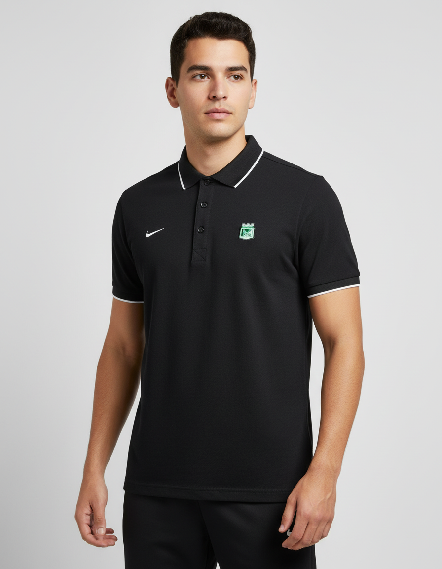 Polo Atlético Nacional Negro 🖤💚⚽