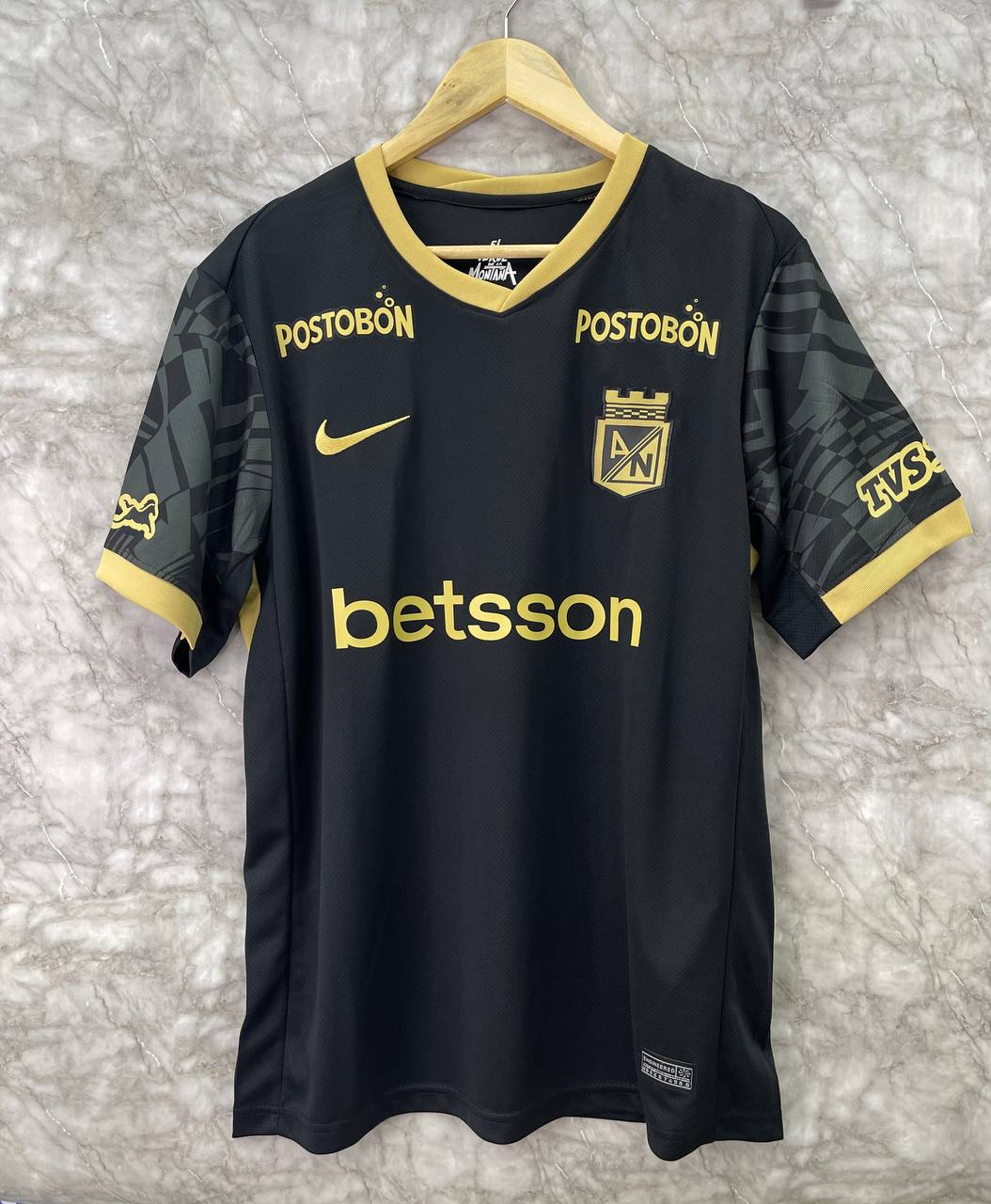 Camiseta Atlético Nacional Alterna Negra 💚⚽