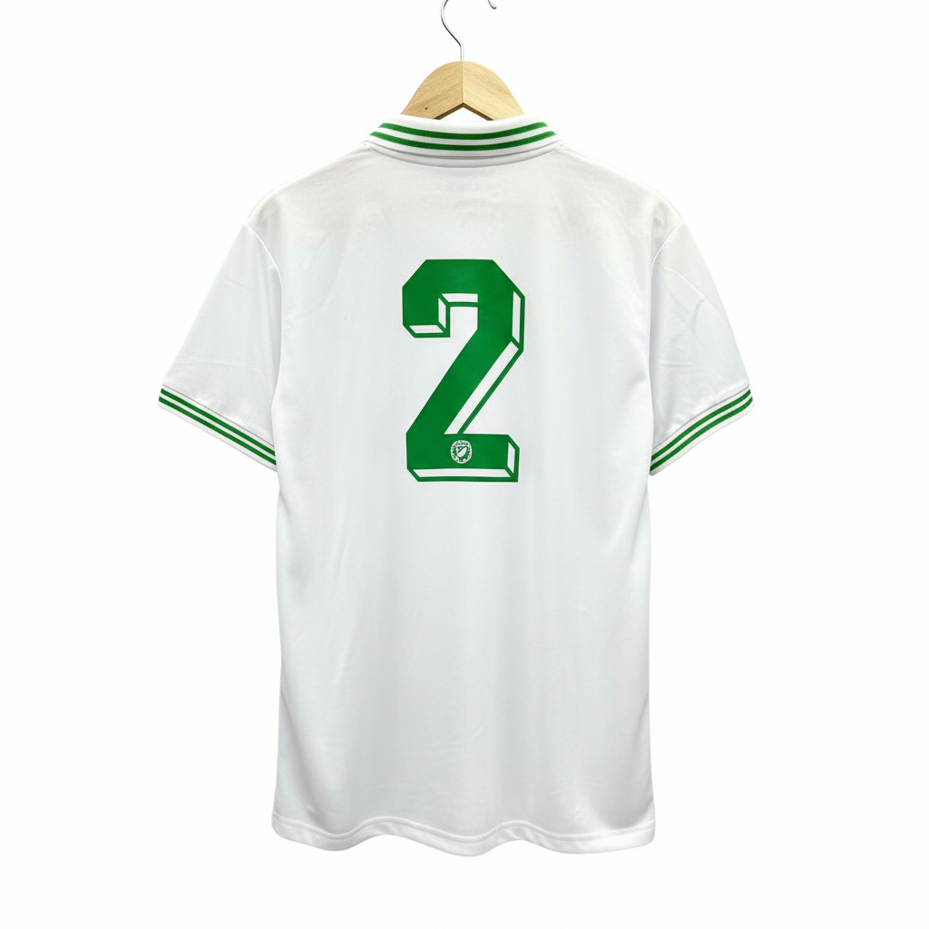 Camiseta Retro Atlético Nacional – Edición SAM Blanca 1989 💚⚽