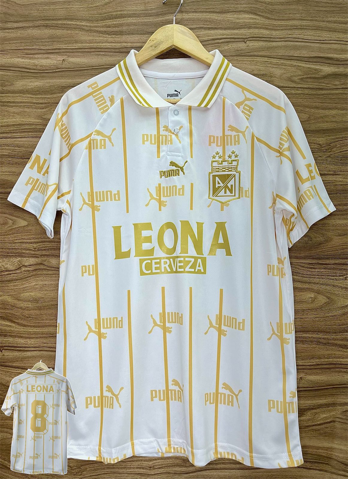 Camiseta Retro Atlético Nacional – Edición Leona 1998 💚⚽