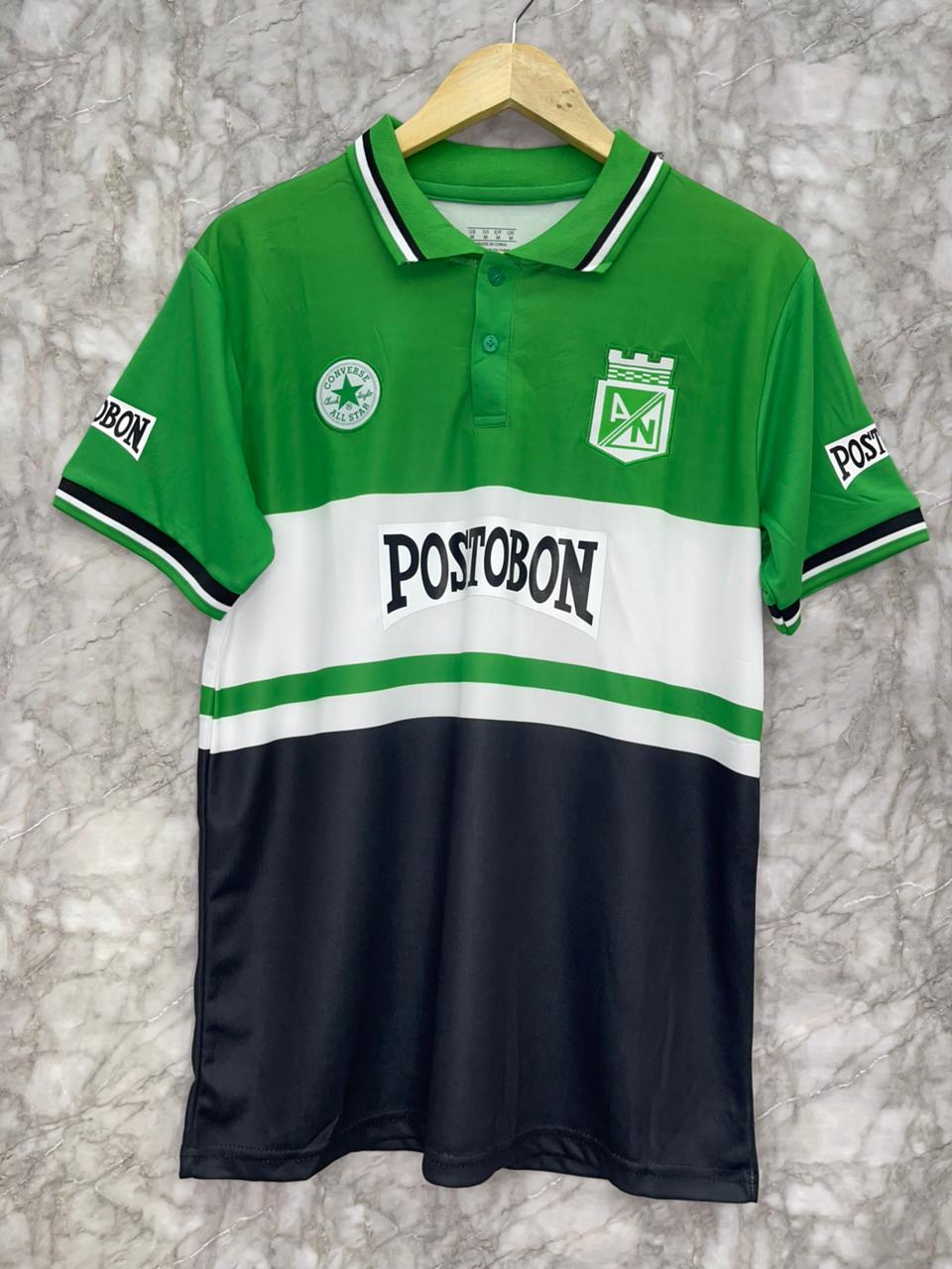 Camiseta Retro Atlético Nacional – Edición Postobón 2000 💚⚽